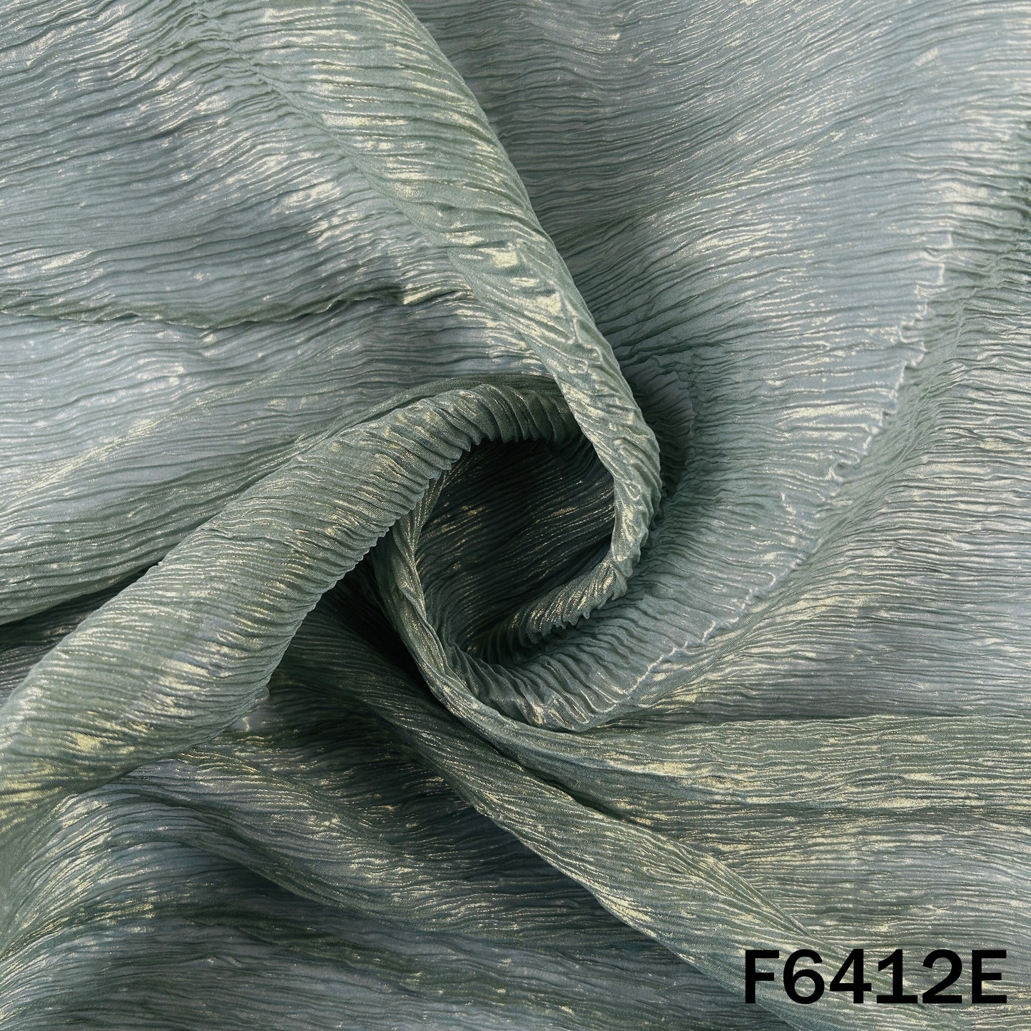 Crushed Foil Organza Fabric - F6412