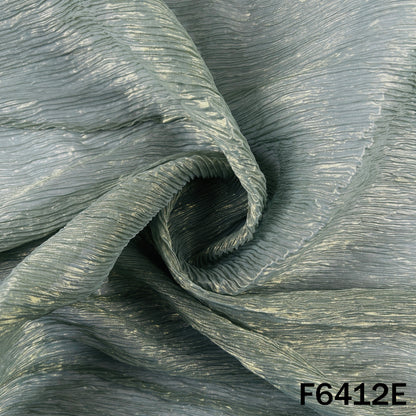 Crushed Foil Organza Fabric - F6412