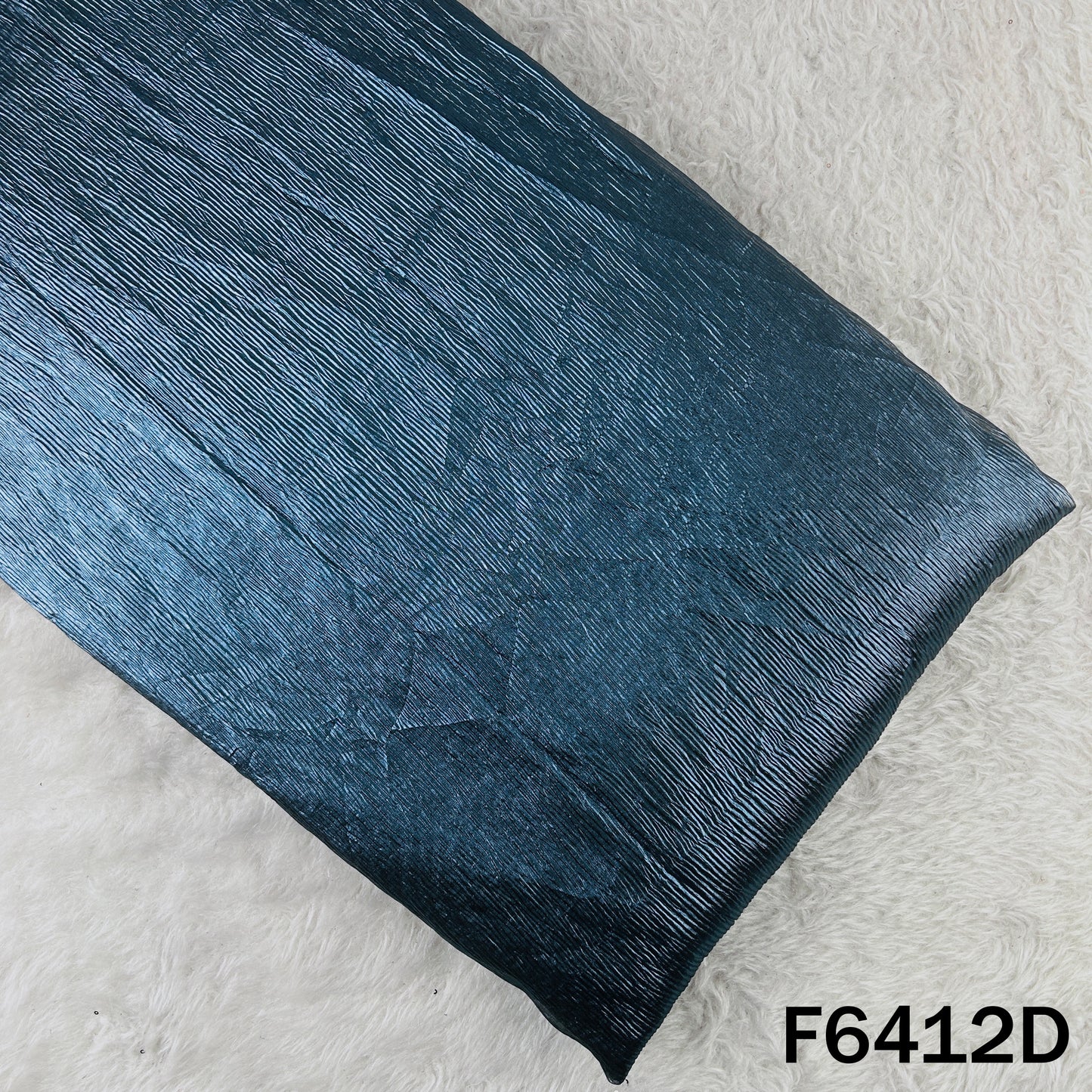 Crushed Foil Organza Fabric - F6412