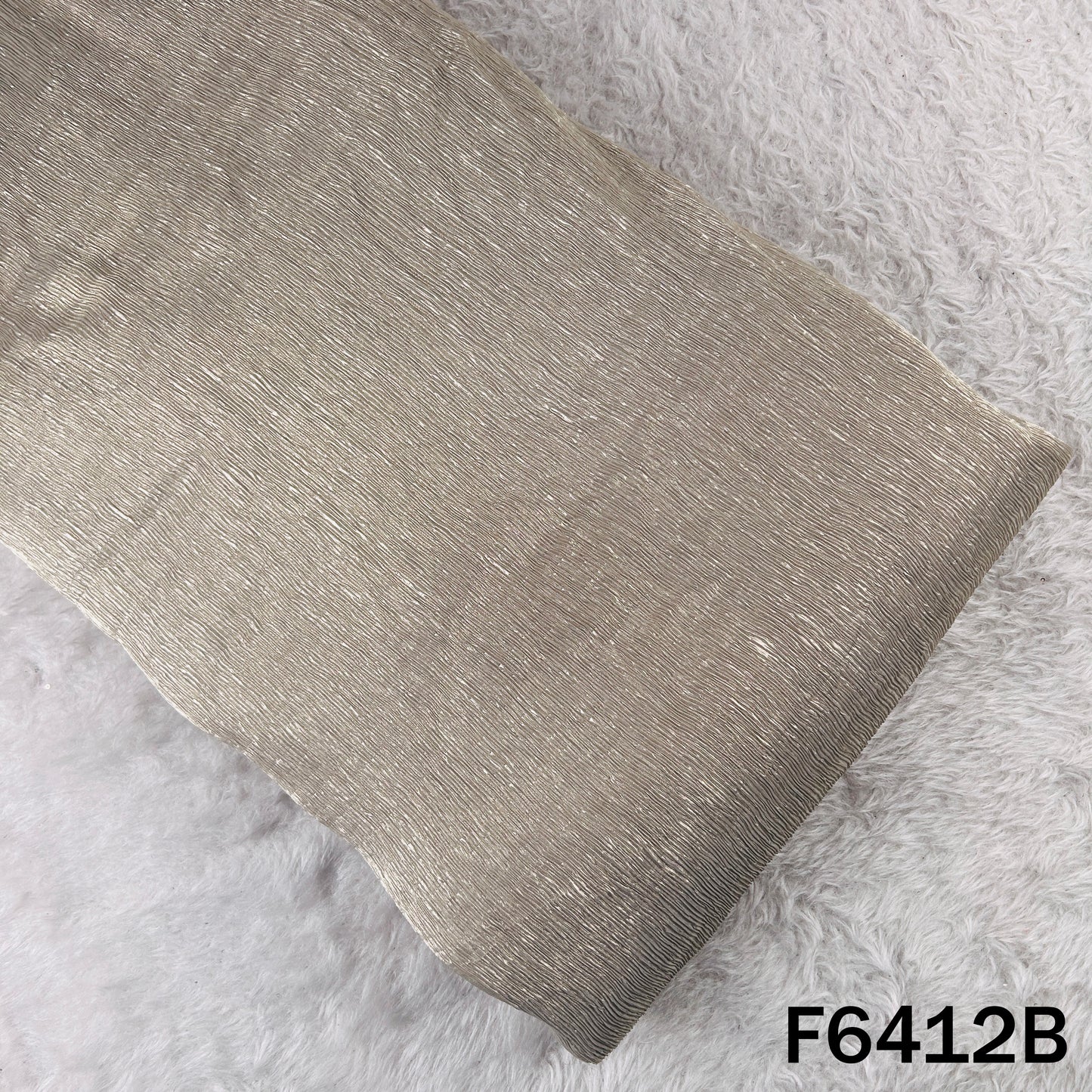 Crushed Foil Organza Fabric - F6412