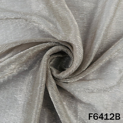Crushed Foil Organza Fabric - F6412