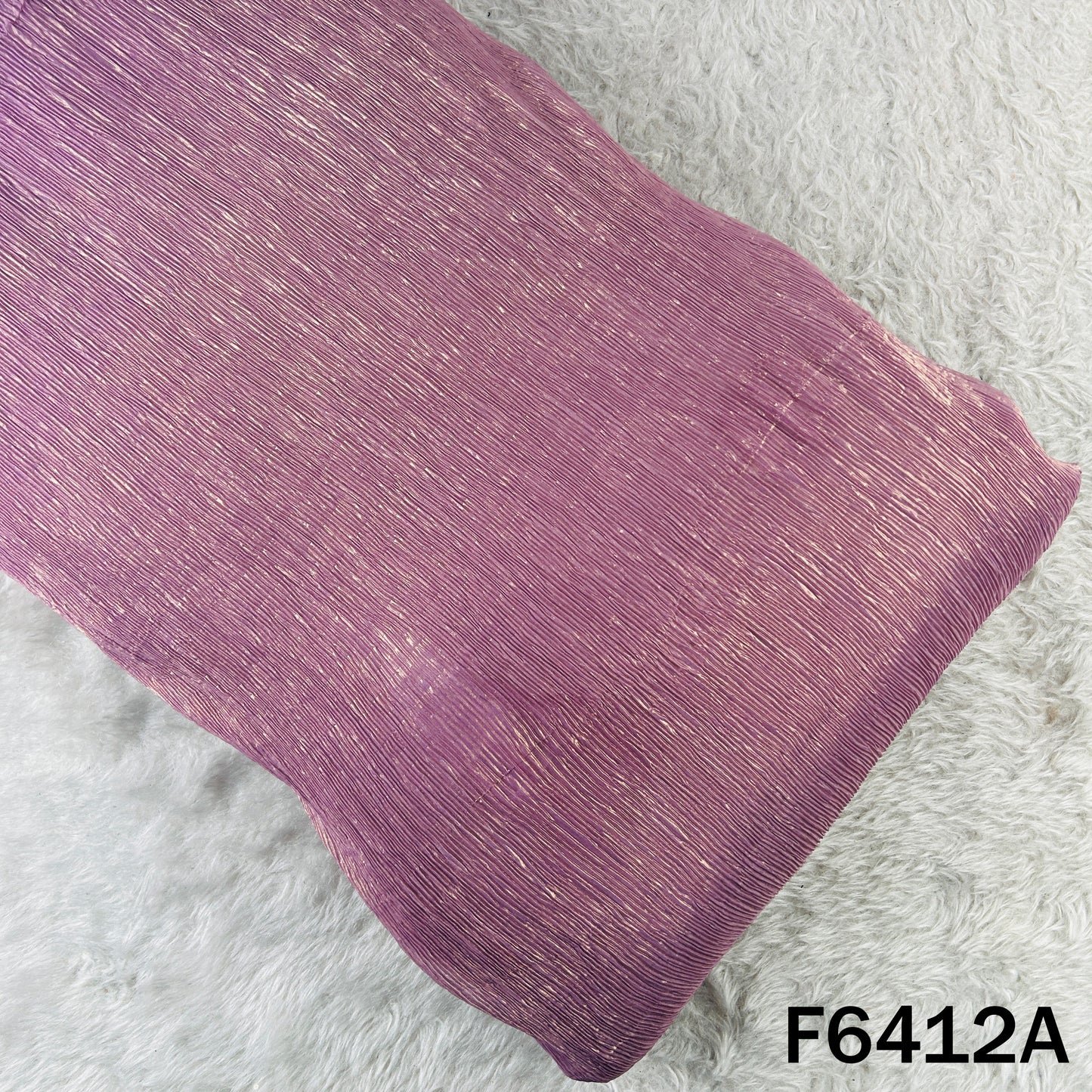 Crushed Foil Organza Fabric - F6412