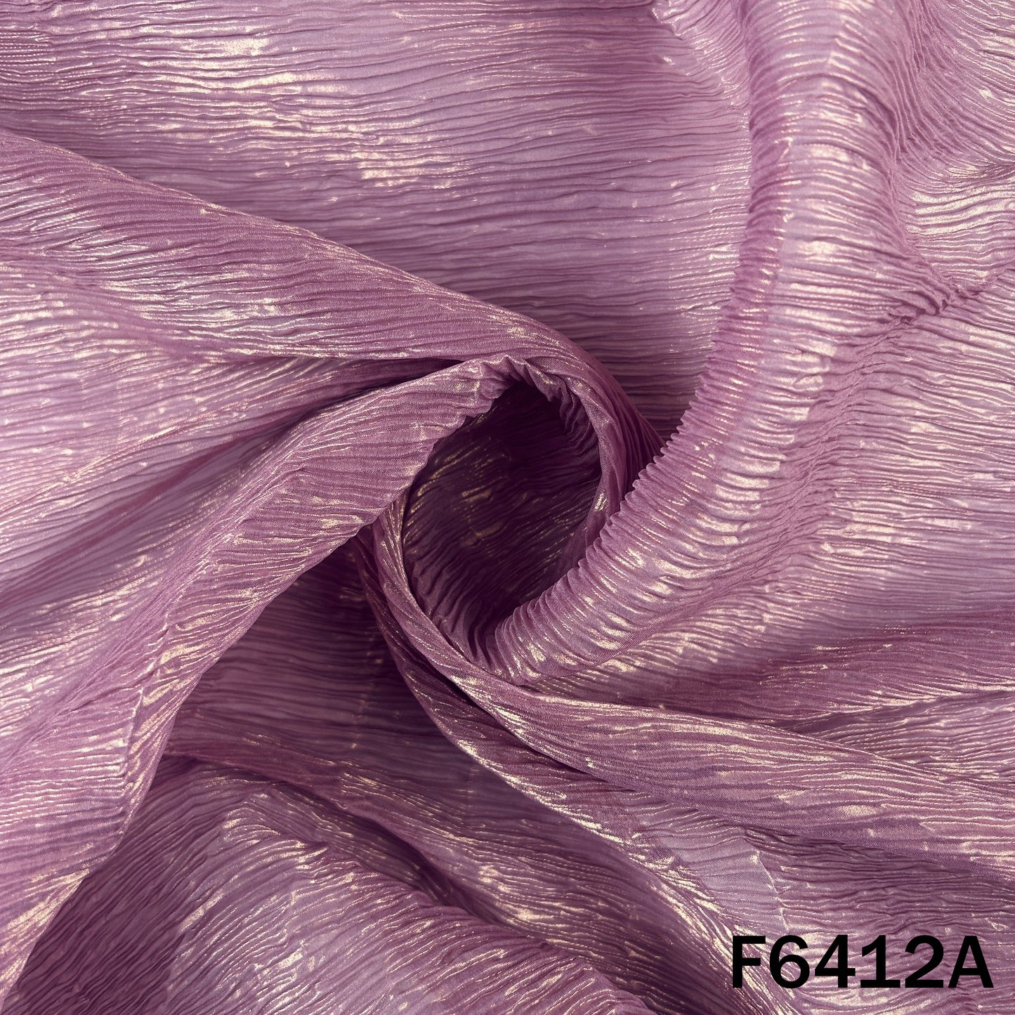 Crushed Foil Organza Fabric - F6412