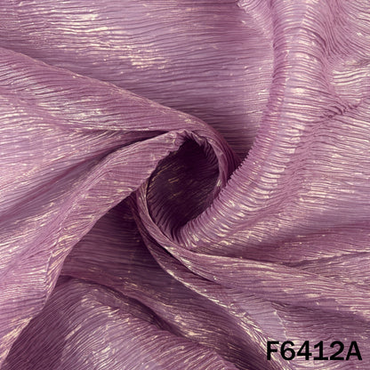 Crushed Foil Organza Fabric - F6412