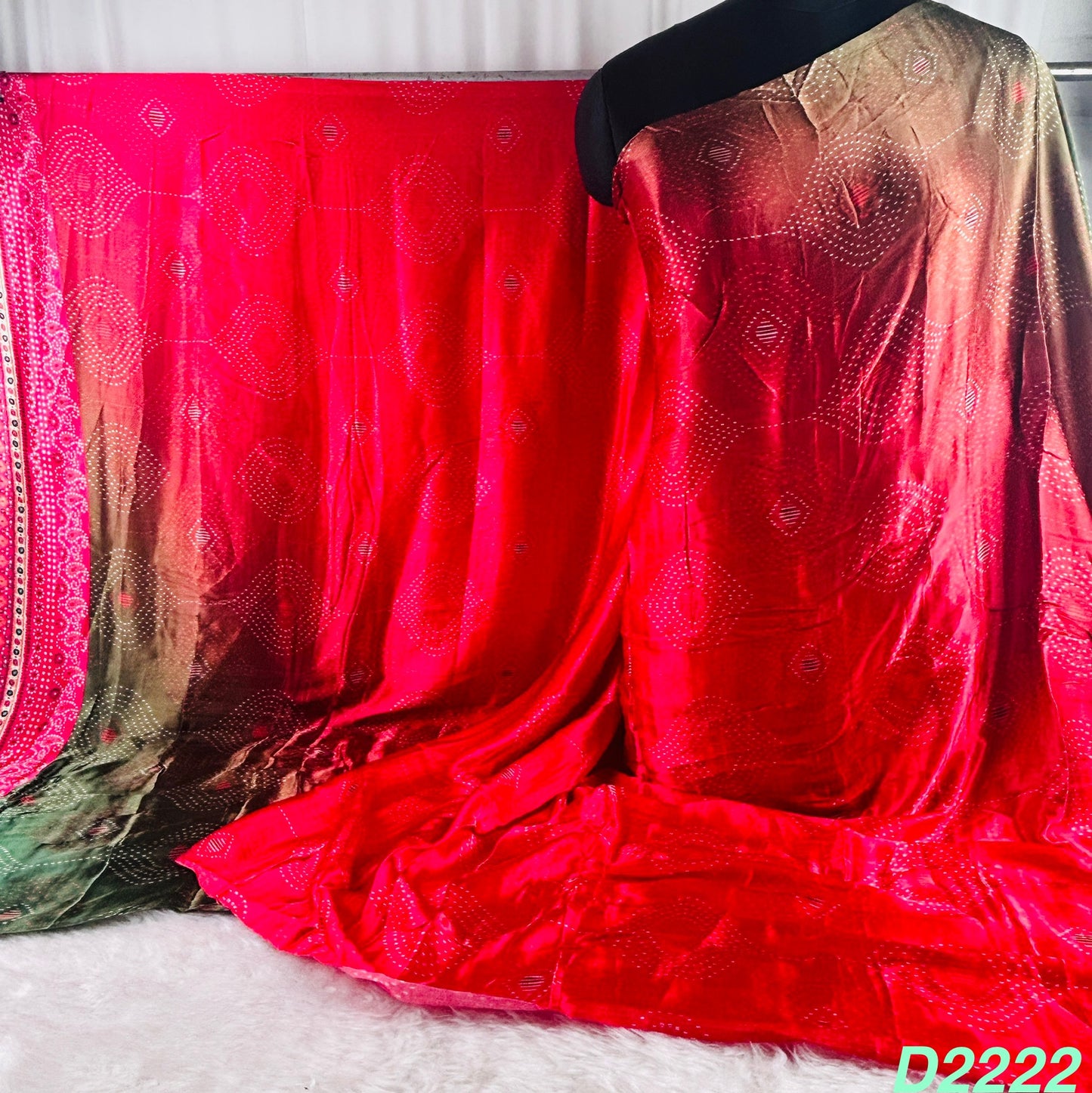 Printed Modal Silk Dupatta-D2222