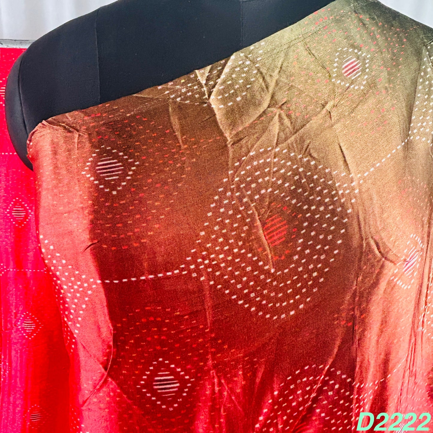 Printed Modal Silk Dupatta-D2222