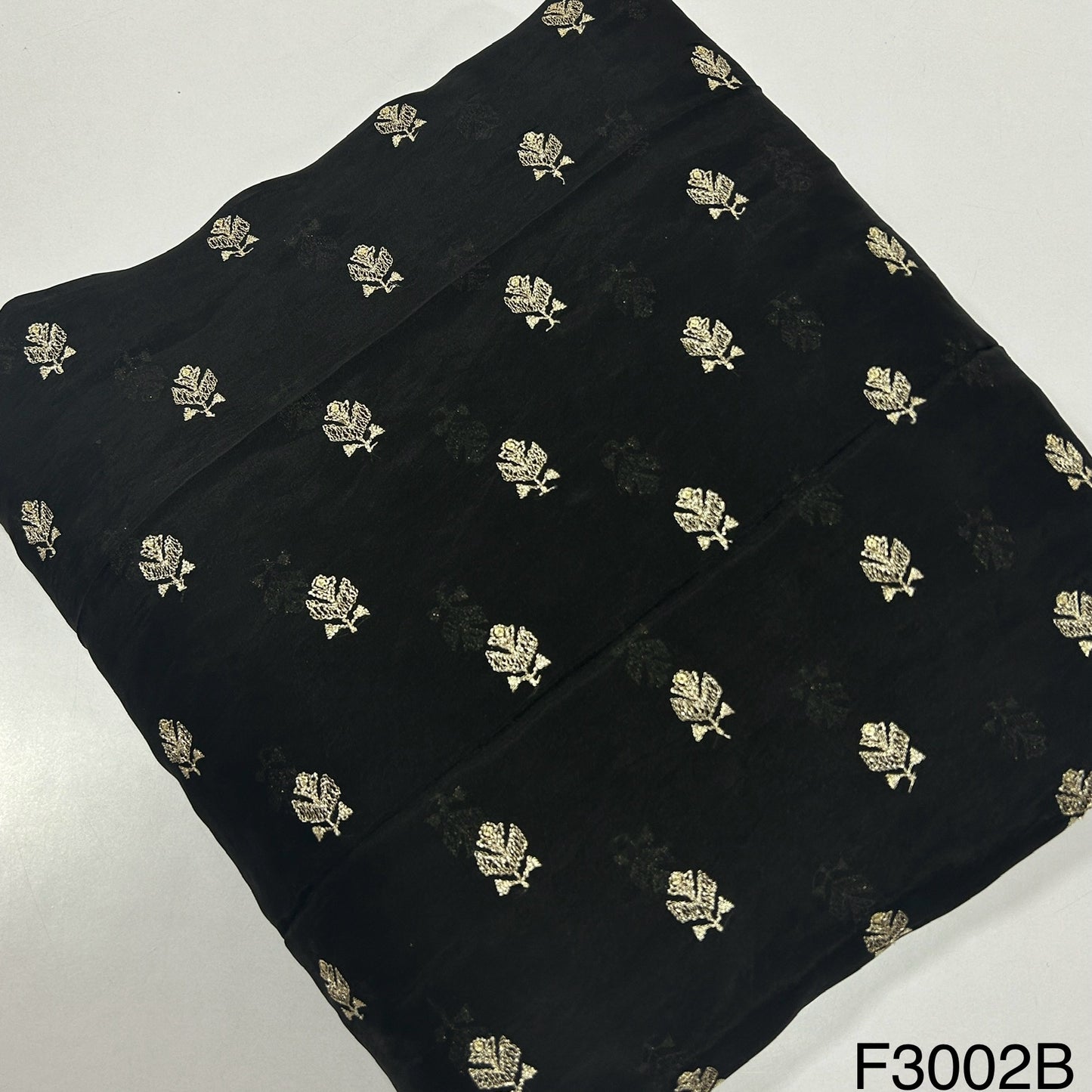 Zari Sequins Organza FAbric-F3002