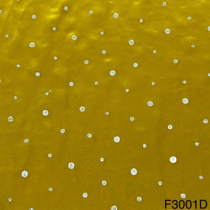 Zari Sequins Crepe Fabric-F3001