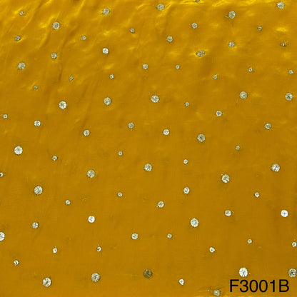 Zari Sequins Crepe Fabric-F3001