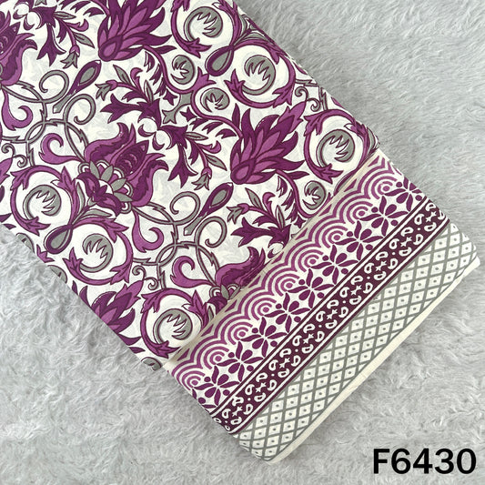 Block Print Cambric Cotton Fabric - F6430