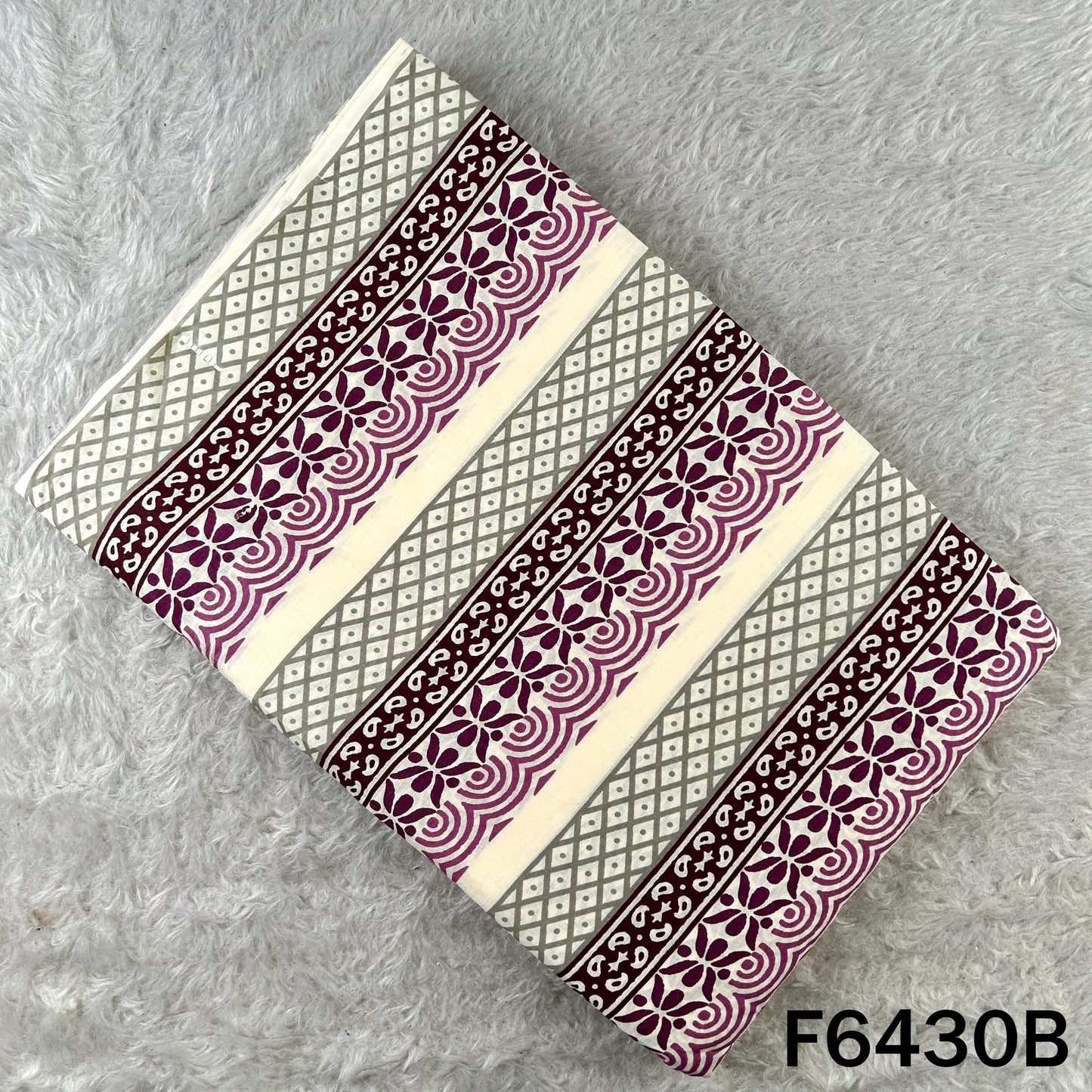 Block Print Cambric Cotton Fabric - F6430