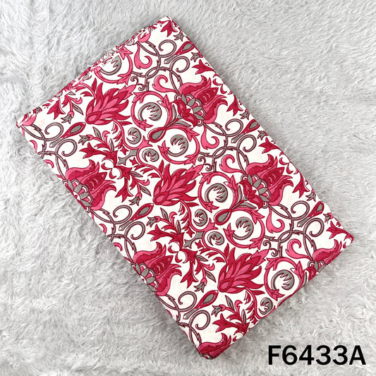 Block Print Cambric Cotton Fabric - F6433