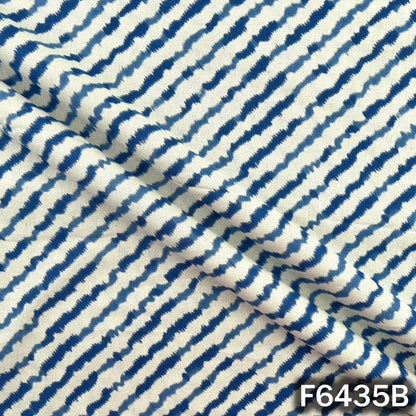 Block Print Flex Cotton Fabric - F6435