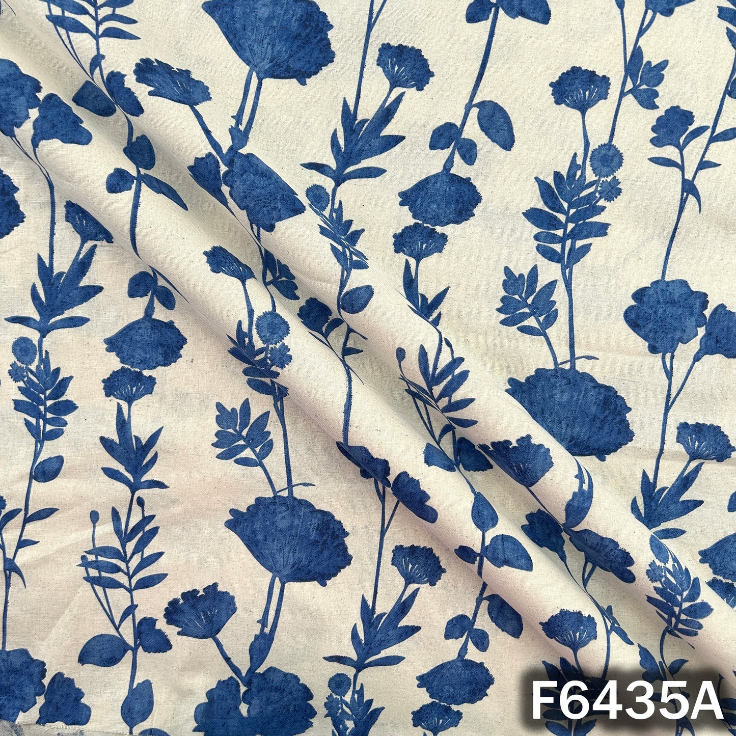 Block Print Flex Cotton Fabric - F6435