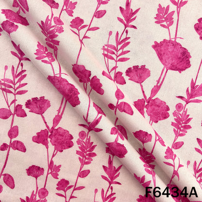 Block Print Flex Cotton Fabric - F6434