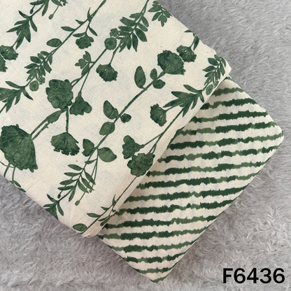 Block Print Flex Cotton Fabric - F6436