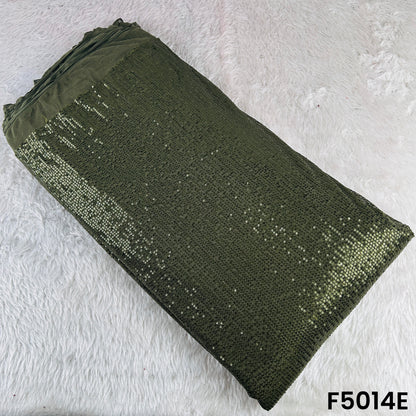 Sequins Embroidered Lycra Net Fabric-F5014