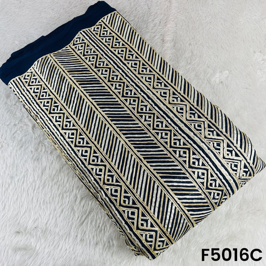 Gota Patti Georgette Fabric-F5016