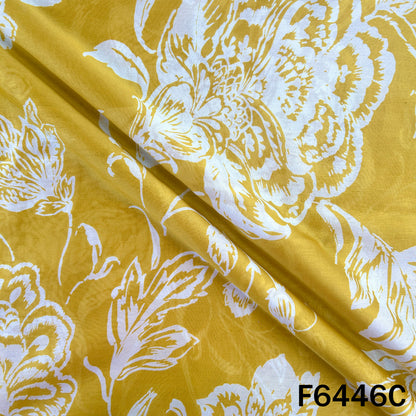 Digital Print Pure Silk Chanderi Fabric - F6446
