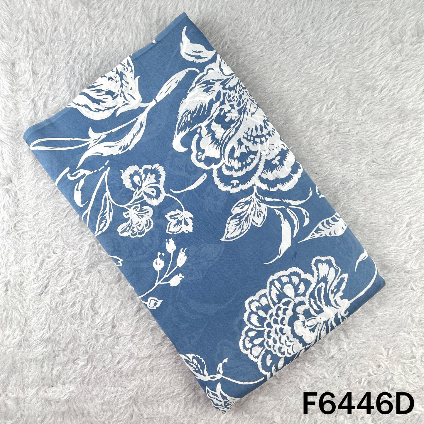Digital Print Pure Silk Chanderi Fabric - F6446