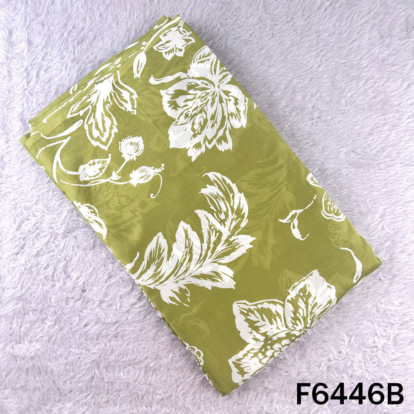 Digital Print Pure Silk Chanderi Fabric - F6446