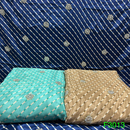 Cut Dana Work Sequins Crepe Fabric-F3013