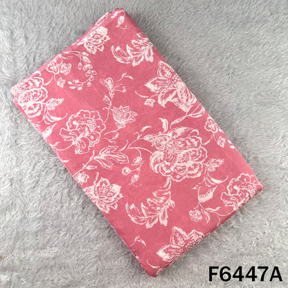 Digital Print Pure Silk Chanderi Fabric - F6447