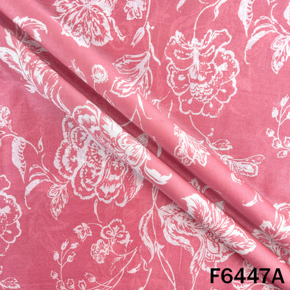 Digital Print Pure Silk Chanderi Fabric - F6447