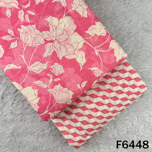 Digital Print Mul Cotton Fabric - F6448