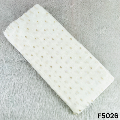 Dyeable Zari Work Uppada Silk Fabric-F5026