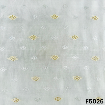 Dyeable Zari Work Uppada Silk Fabric-F5026