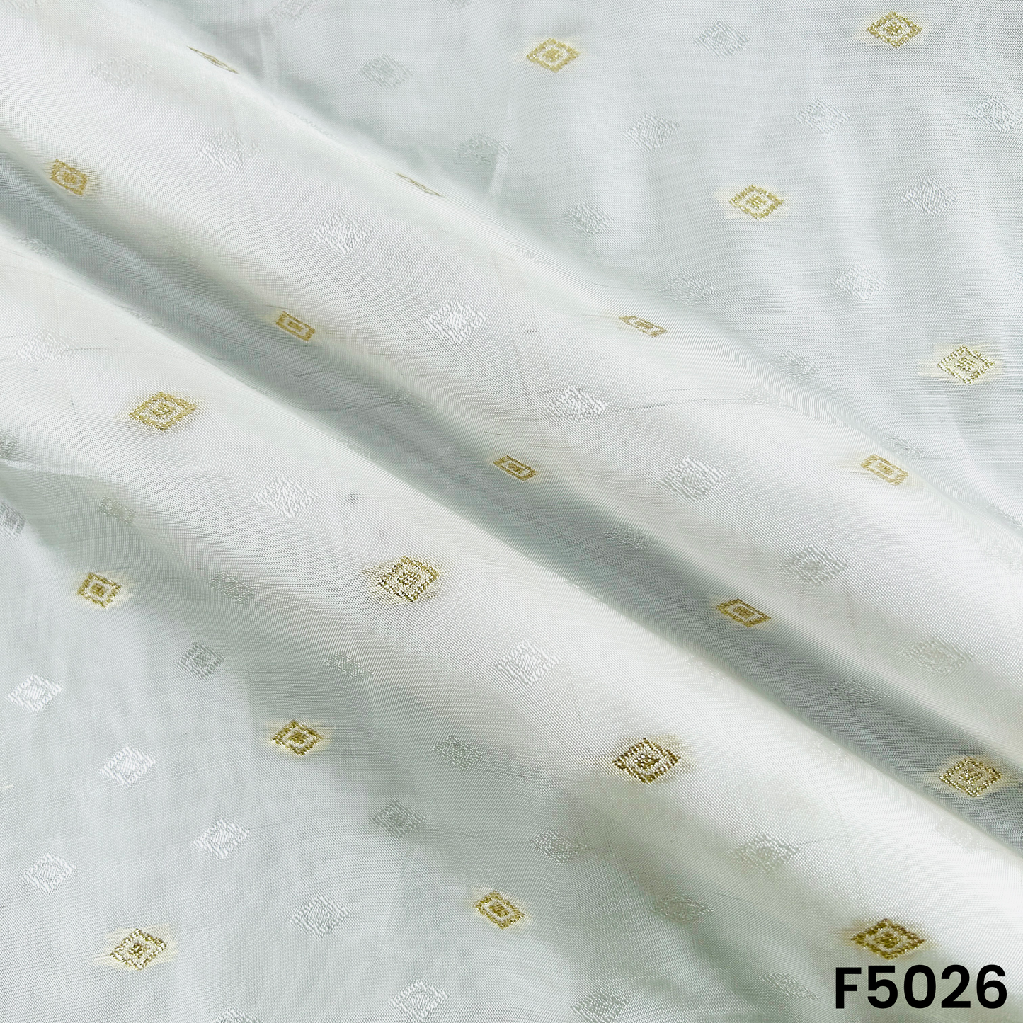 Dyeable Zari Work Uppada Silk Fabric-F5026