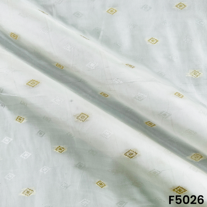Dyeable Zari Work Uppada Silk Fabric-F5026