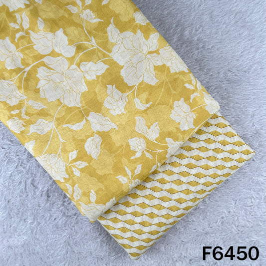Digital Print Mul Cotton Fabric - F6450