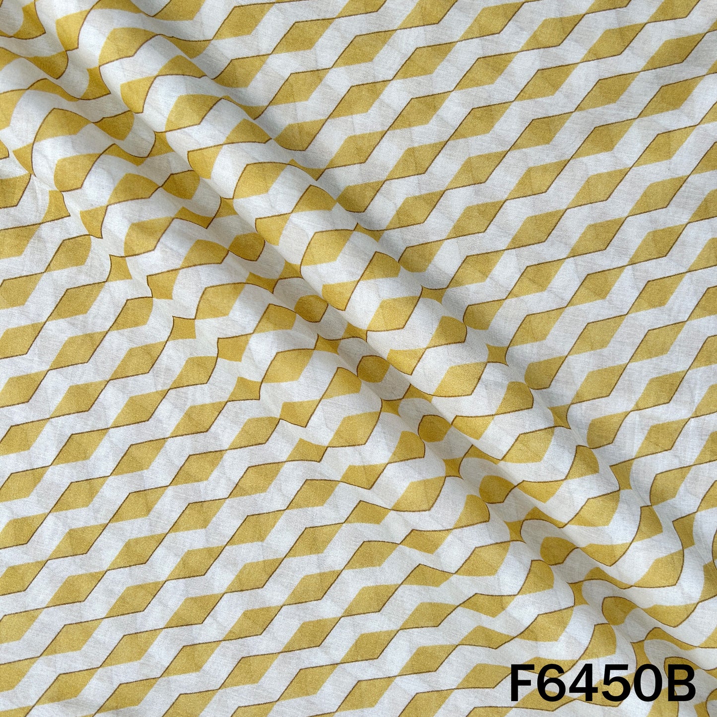 Digital Print Mul Cotton Fabric - F6450