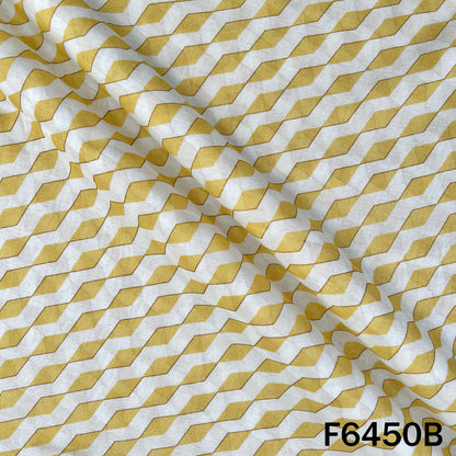 Digital Print Mul Cotton Fabric - F6450