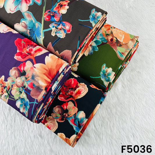 Digital Print Crepe Fabric-F5036