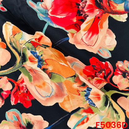 Digital Print Crepe Fabric-F5036