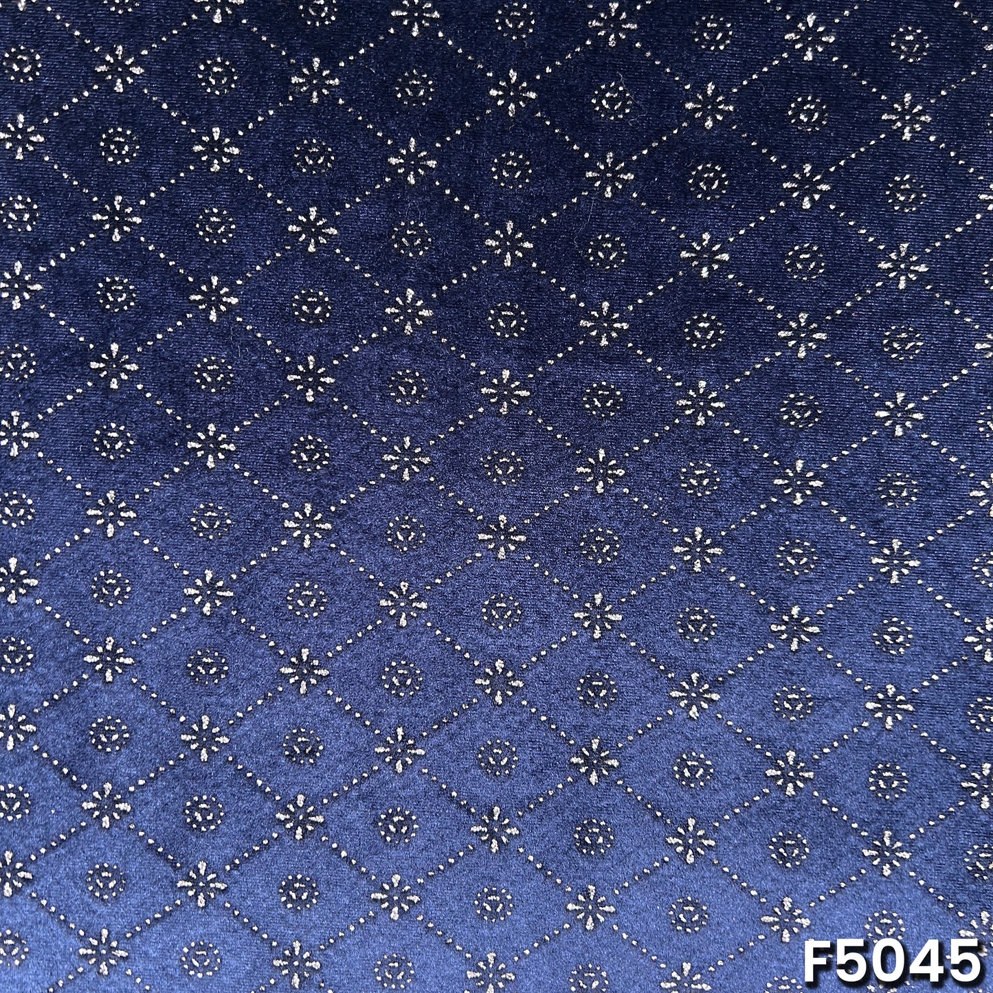 Glitter Work Velvet Fabric-F5045