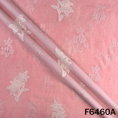 Thread Sequins Work Pure Mul Chanderi Fabric - F6460