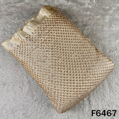 Dyeable Cut Dana Sequins Work Shimmer Tissue Fabric - F6467