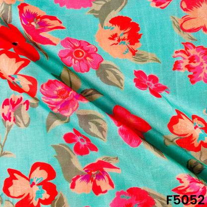 Digital Print Monga Silk Fabric-F5052