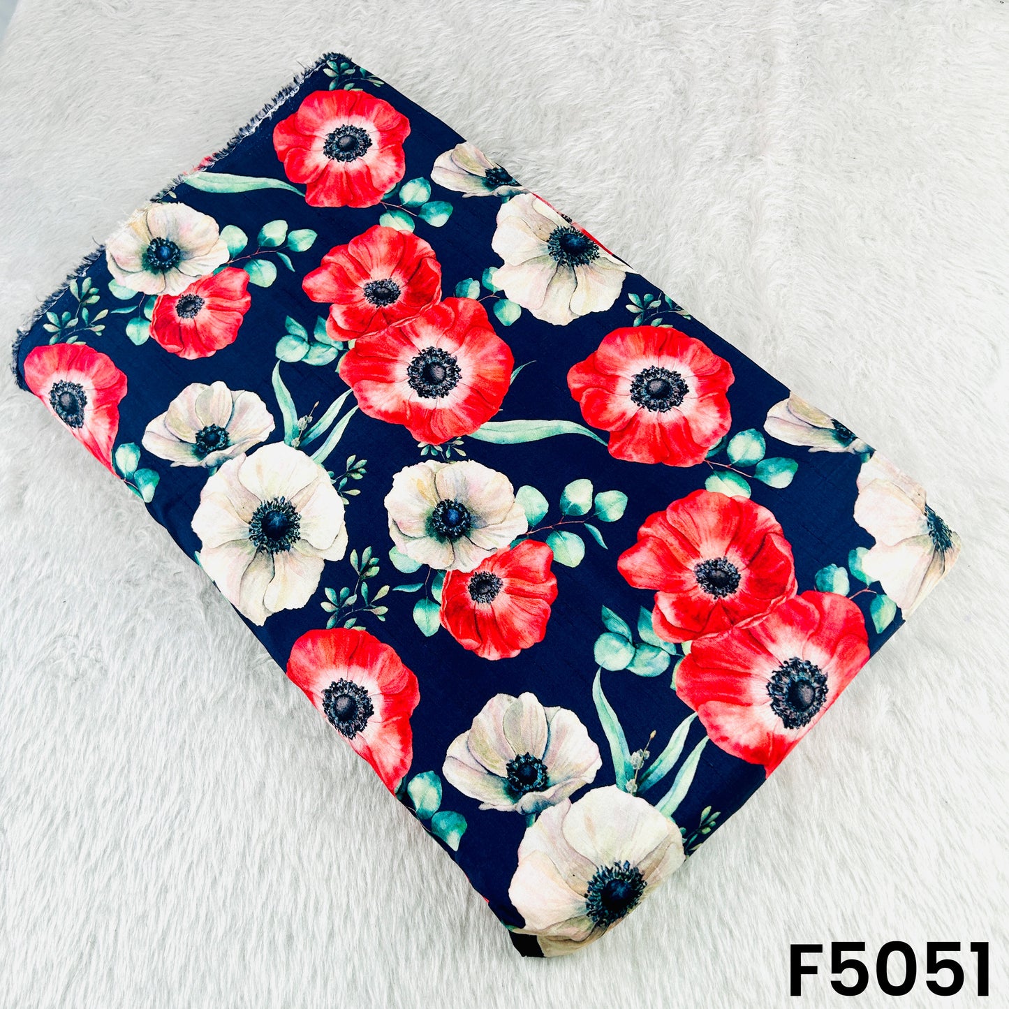 Digital Print Monga Silk Fabric-F5051