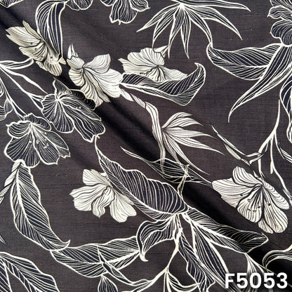 Digital Print Monga Silk Fabric-F5053