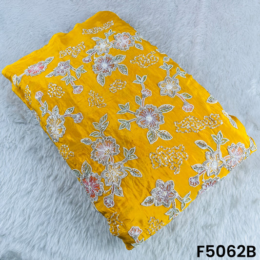 Cut Dana Thread Sequins Crepe Fabric-F5062