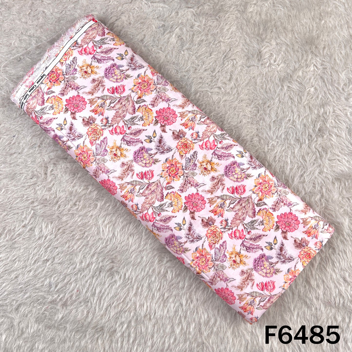 Digital Print Glace Cotton Fabric - F6485