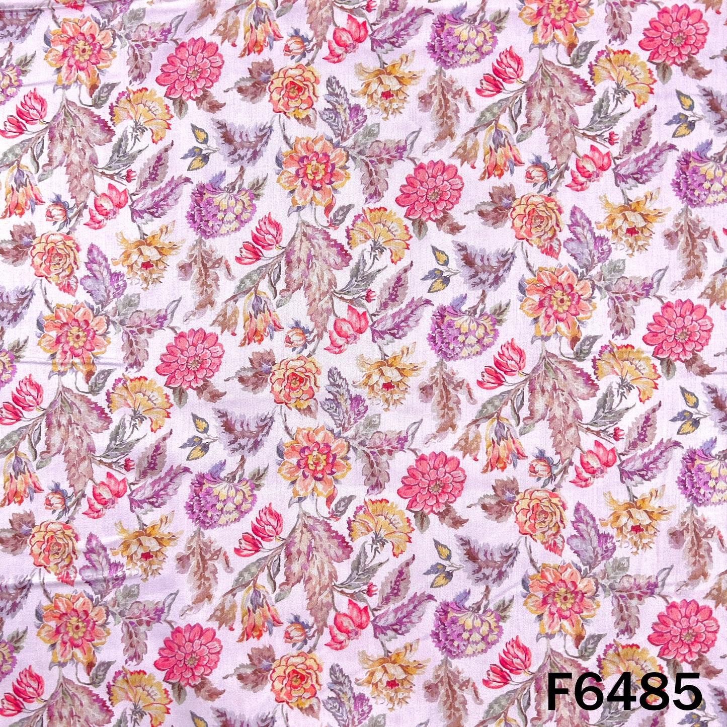 Digital Print Glace Cotton Fabric - F6485