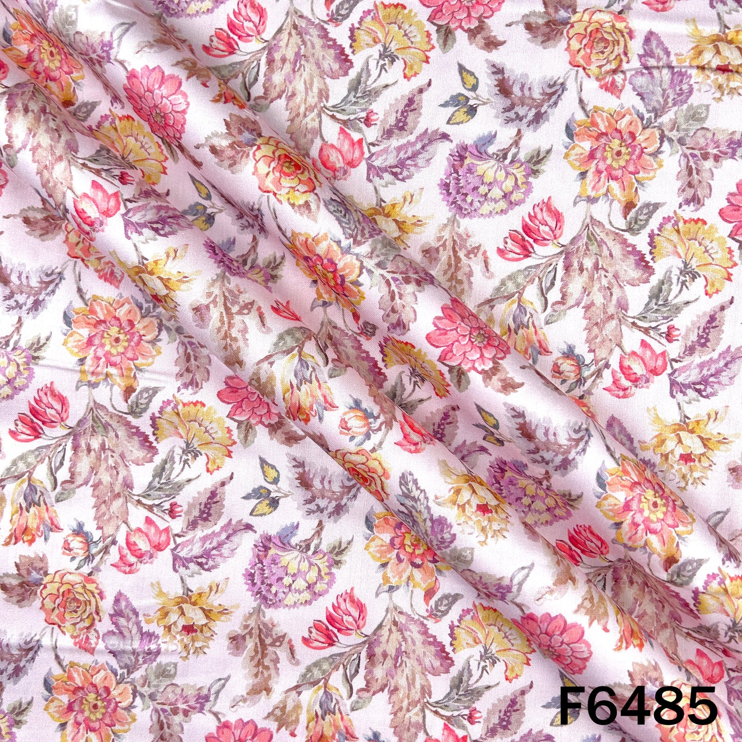Digital Print Glace Cotton Fabric - F6485