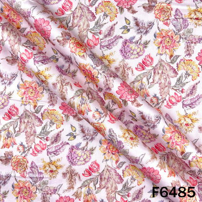 Digital Print Glace Cotton Fabric - F6485