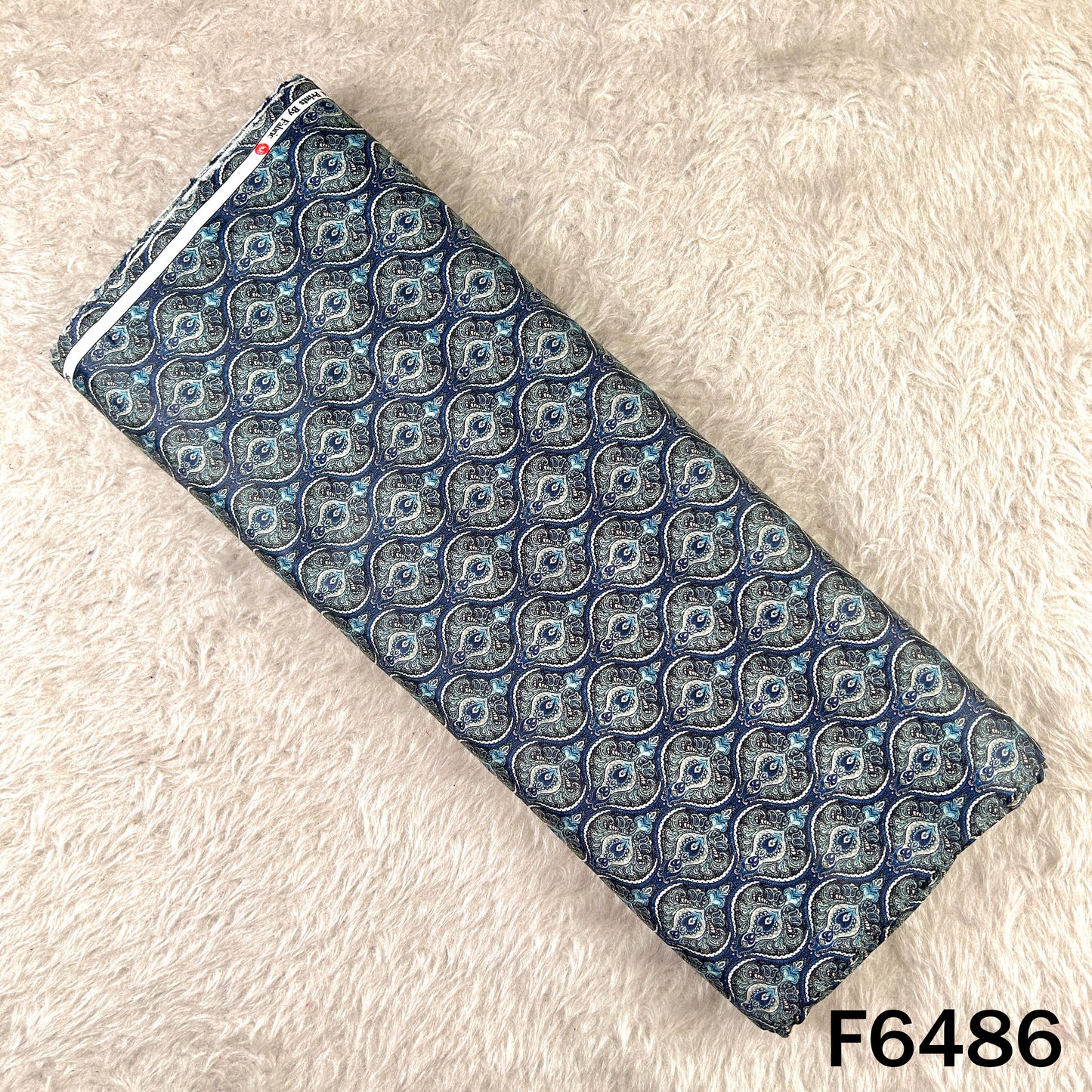 Digital Print Glace Cotton Fabric - F6486